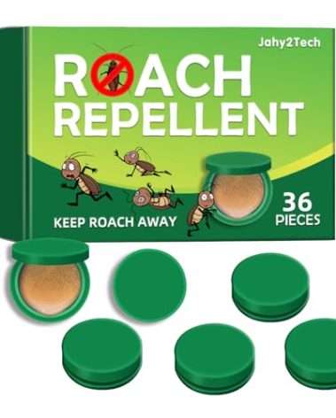 36pcs Cockroach Repellent Roach Traps Indoor Home for Small Large Cockroachs Outdoor Use,Cockroach Traps Get Rid of Roaches Repellent