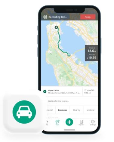 Driversnote Car GPS Mileage Tracker | IRS Compliant Automatic Mileage Log Book for Taxes | Free and Subscription Plans