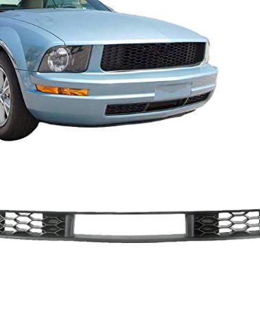 JustDrivably Replacement Front Lower Bumper Grill for Ford Mustang Base Model V6 4.0L 2005-2009 - Durable ABS Construction