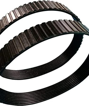 2 pcs Rubber Drive Belts for - Canwood CWD 10-300 Pro Bandsaw - High Strength Rubber Belts - Replacement Drive Belt - Made in the USA - Motor Ribbed Drive Belt
