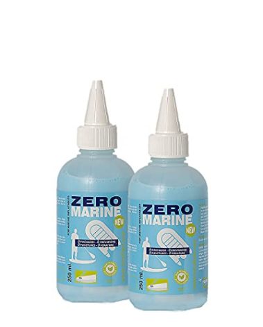 Zero Marine Anti Puncture Sealant For Paddle Surf Boards, Paddleboards, Inflatable Boats, Suited for All Marine Inflatables, Made of Natural Latex, Ideal for Surf Board Rentals (250 ml) (2 Pack)