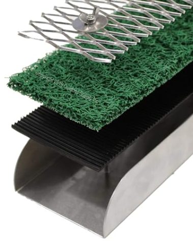 Sluice Fox Pocket Gold Sluice Box - 12 inch Portable Aluminum Alloy Mini Sluice Box with Miner's Moss and V Matting - Prospecting Sluice for panning Tool Kits