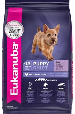 Eukanuba Puppy Small Breed Dry Dog Food, 15 lb Bag