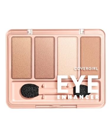 COVERGIRL - Eye Enhancers 4-Kit Eyeshadow, silky, sheer formula, double ended applicator, 100% Cruelty-free