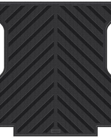 GEEDAR Rubber Bed Mat Compatible with 2024 2025 Toyota Tacoma 5Ft Heavy Duty Truck Bed Mat for Toyota Tacoma 5ft Truck Bed Liner, Heavy Duty Pickup Bed Accessories Cargo Mat