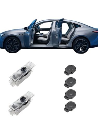 ZKAYUN Never Fade LED Car Door Light Door Light Logo Welcome Logo Lights Accessories Compatible with 1/3/4/5/6/7/x1/x2/x3/x4/x5/x6/x7/M/328i/28i/530i/528i/e92(2PCS)