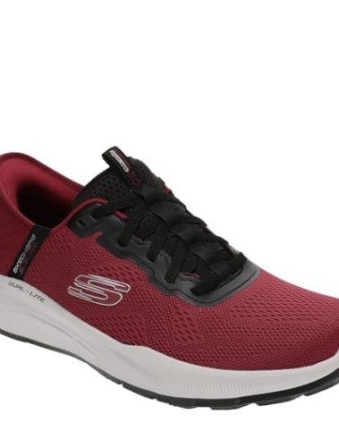 Skechers Sport Slip-Ins RF: Edgeride-Standpoint Men's Sneaker, 8 D(M) US, Red-Black