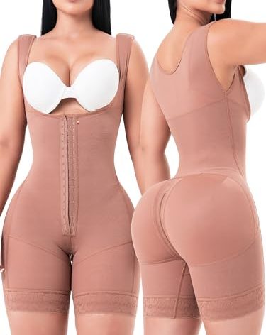 Sonryse PS211 Tummy Tuck Compression Garment for Women Fajas Colombianas Reductoras y Moldeadoras Stage 2 Faja Mocha Medium