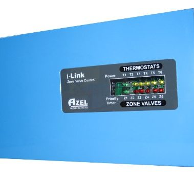 Azel SZ-V6 Six Zone Valve Controls for Hydronic Radiant Floor Heating System