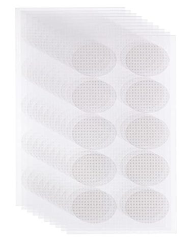 Ear Patches Penta Angel 100Pcs Heavy Large Earring Support Pads Lifts Protector Ear Lobe Stabilizer for Women Long Time Wearing (100)