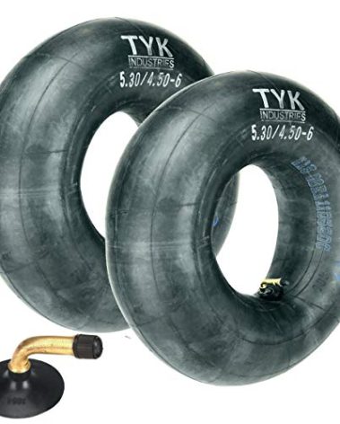 (2-Pack) 5.30/4.50-6 Go Kart Tire Inner Tubes, 5.30-4.50-6, 145x70-6 Replacement Tubes for Go Kart and Small ATV with TR87 Bent Metal Valve Stems