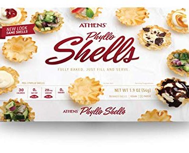 Athens Foods Mini Fillo Dough Shells 15 Per Box (3 Boxes)