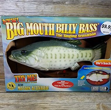 Big Mouth Billy Bass the Singing Sensation Sings "I Will Survive" and " Dont Worry Be Happy" with Motion
