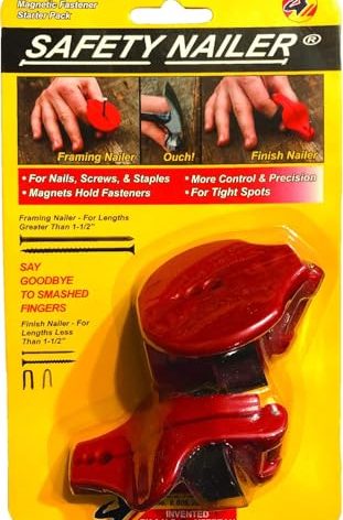 Safety Nailer Combo-Pack - For Nails, Finish Nails, Screws and Staples