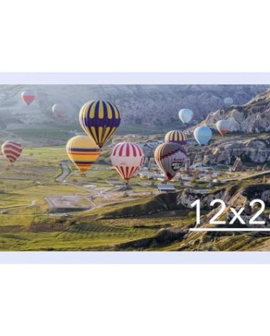 JCJMY 12x24 Picture Frame White for Poster Photo Picture, Horizontal and Vertical Formats for Wall Hanging, 12 x 24 Wall Gallery Poster Photo Frame for 12 by 24 Photos Posters, White