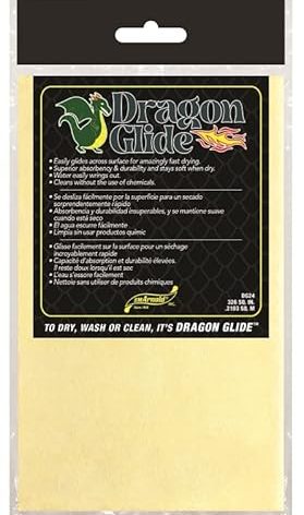 S.M. Arnold, Inc. DG24 Dragon Glide Drying Towel, 326 sq-in, Fiber