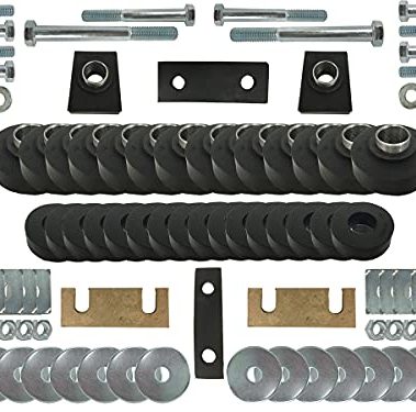 Auto Pro USA Body Mount Rubber Bushing Hardware Kit Compatible with 1955-1957 Chevy Tri-Five Hardtop Bel Air, One-Fifty, Two-Ten, Nomad