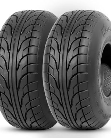 HALBERD 145/70-6 Go Kart Street Mini Bike ATV Tires, 4 PR 145 70-6 Off-road Tires, Tubeless, Pack of 2, P349