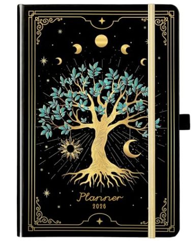 2026 Planner - 2026 Planner Weekly and Monthly from January - December 2026, Calendar Planner with Thick Paper, Calendar Stickers, 5.5’‘ x 8.4’‘