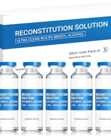 5 Pack 30ML - Rec, Premium Glass Vials