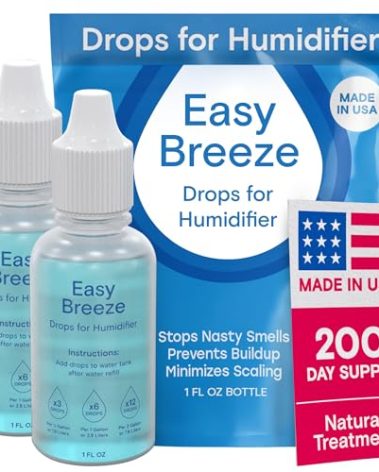 [2 Pack] Humidifier Cleaner Drops for All Makes & Models - Made in USA Humidifier Treatment for Peak Performance - Water Humidifier Drops for Cleaning - Humidifier Solution Humidifier Water Treatment
