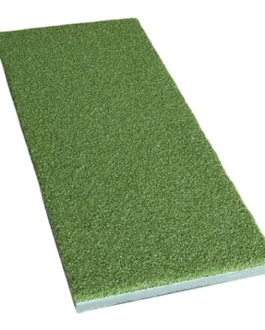 The Indoor Golf Shop SIGPRO Softy Lite Hitting Strip - Professional-Grade, Replaceable Golf Hitting Mat - Realistic Fairway Feel - Teeline Turf Mimics Grass - Joint-Friendly & Lightweight
