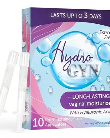 Hydro GYN Vaginal Moisturizer | Long Lasting for Vaginal Dryness & Irritation | Hyaluronic Acid & Vitamin E | Feminine Care Hormone Free | Pre and Post Menopausal I 10 Pre Filled Applicators