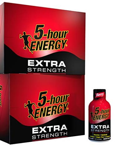 5-hour ENERGY Shot, Extra Strength, Berry, 1.93 Ounce, 24 Count