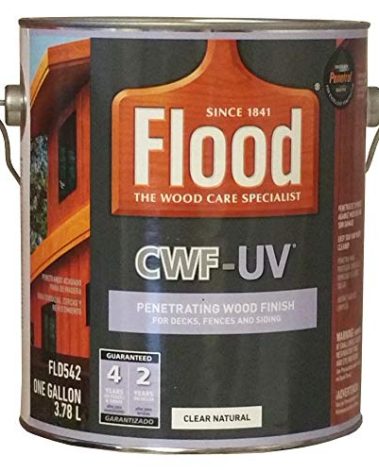 1 Gal Flood FLD542 Natural CWF-UV Exterior Clear Wood Finish