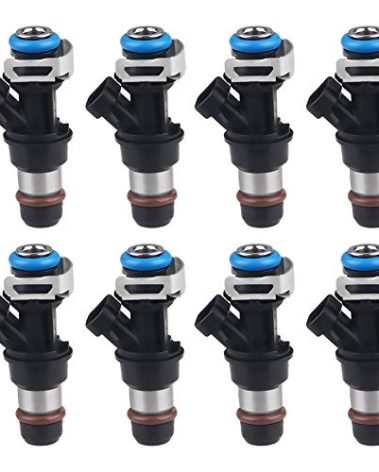 JDMON Fuel Injectors Compatible with Chevy Silverado 1500 2500 3500 Tahoe Express GMC Sierra 1500 2500 3500 Yukon Savana 4.8L 5.3L 6.0L 2001-2006 Replace 17113553 FJ315 17113698 8pcs
