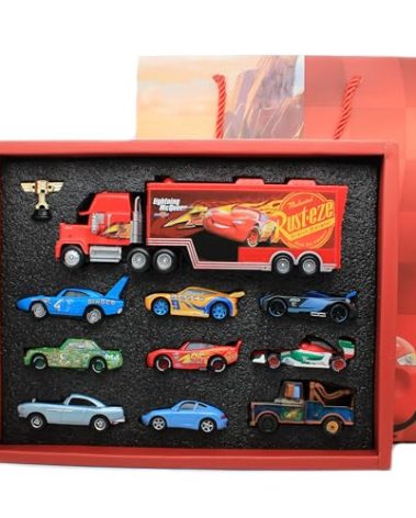 10-Piece Set Car 3 Toys, Car Movie Toys, Die-cast Metal, Beautifully Gift Boxed Children's Birthday (10-Piece Set)