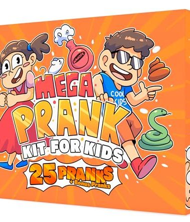 DIMROM Prank Kit for Kids - 25 Gags & Practical Joke Toys - Prank Stuff for April Fools - Ultimate Practical Jokes - Gag Gifts for Kids - Big Funny Toys Pack Set Box + Bonus Inside