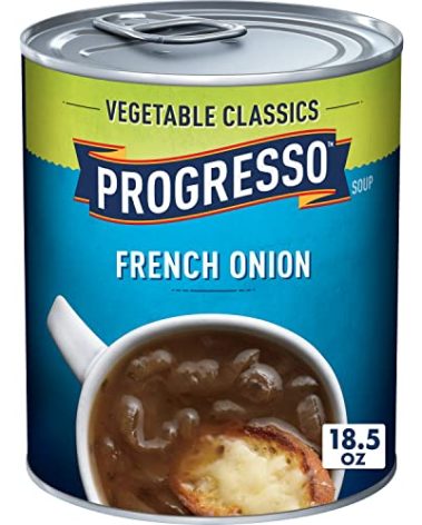 Progresso Vegetable Classics, French Onion Canned Soup, Gluten Free, 18.5 oz.