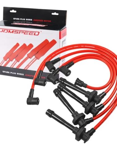 JDMSPEED New Spark Plug Wire Set Replacement for Honda Civic Del Sol EG EK EJ D15 D16 Spiral Core 92-00