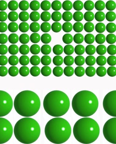 Lambid 100 x 68 Cal. Nylon Paintballs Ammo for Self Defense, 3.7 Grams Reusable Seamless 68 Caliber Plastic Kinetic Rounds Compatible with Byrna SD/LE/EP and T4E HDR68/ HDS68 (Emerald Green)