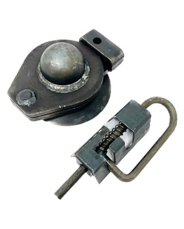 T Built Gooseneck Coupler Head with Handle, 30,000-pound Rating, Universal Fit for Trailers