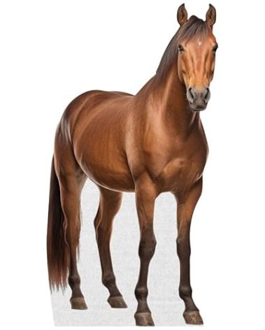 Horse - Life Size Cardboard Cutout Standup People with Support Standee | Animals -1