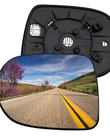 Driver Side Mirror Replacement Glass for Lexus RX350 RX450H 2010-2015,Backing Plate Power Heated Left Side View Mirror Glass for Lexus RX350 RX450H 2010 2011 2012 2013 2014 2015