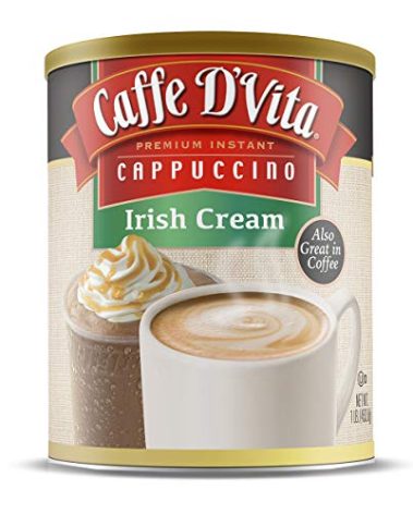 Caffe D'vita Instant Cappuccino - Irish Cream - 16 oz