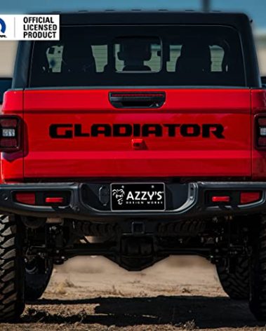 Jeep Gladiator Tailgate Emblem Kit - Black (Matte)