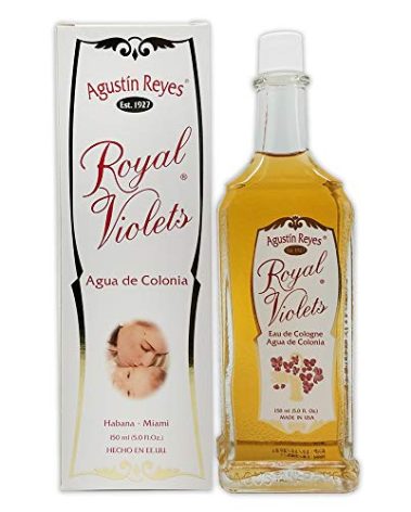 Royal Violets By Agustin Reyes 5 Oz Agua De Colonia Eau De Cologne Glass Bottle