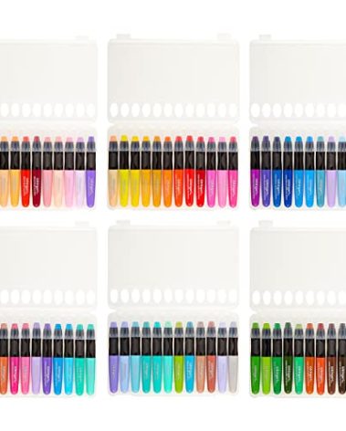 KINGART GEL STICK Set, Artist Pigment Crayons, 72 Unique Colors, Water Soluble, Creamy, and Odorless, Use on Paper, Wood, Canvas and more
