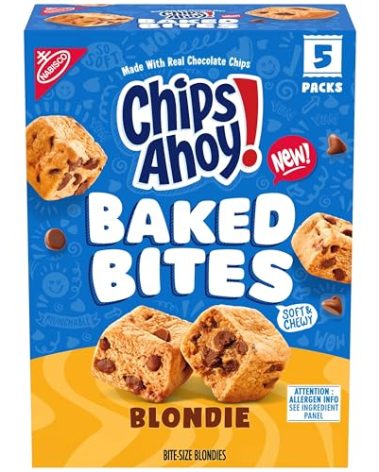 CHIPS AHOY! Baked Bites, Blondie, 5-1.5 oz Snack Packs (5 Bites per Pack)