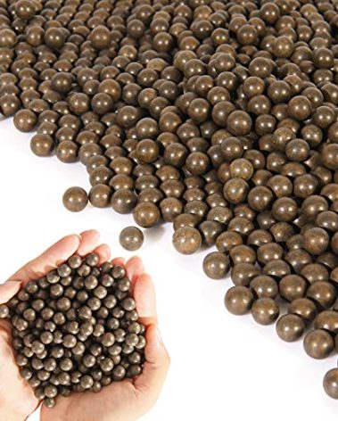 KISEER 2500 Pcs 3/8 Inch Slingshot Ammo Ball Natural Biodegradable Clay Slingshot Ball