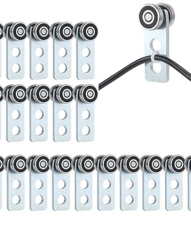 Fuperoo 2 Wheel Trolley Assembly Rollers.Two Bearing Trolley Assembly.The top of The Trolley has Room for Set Screws, Allowing The use of a 1-5/8" high Strut Channel