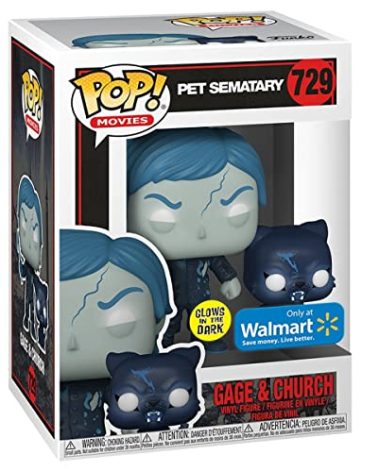 Funko Pop! & Buddy: Pet Sematary - Undead Gage & Church (Glow) Vinyl Figure (Walmart Exclusive)