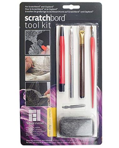 Ampersand Art Supply Scratchbord Artist Tool Kit for Painting & Drawing