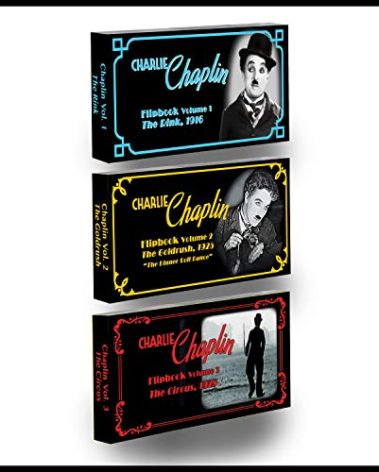 Fliptomania Charlie Chaplin Flipbook 3-Pack: The Circus, The Gold Rush, The Rink