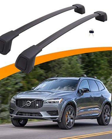 Snailfly Upgraded Cross Bars Fit for Volvo XC60 2018-2026 Lockable Roof Rack Crossbars Cargo Accessories
