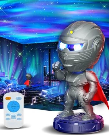 Star Projector Galaxy Night Light - Astronaut Space Projector, Star Projector LED Lights for Room Decor, Gift for Kids Teen Children Adults